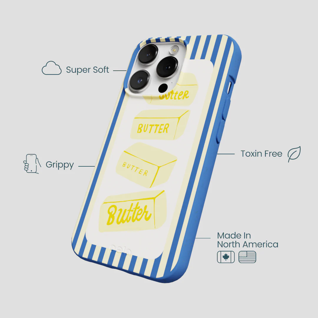 Electric Blue Butter Bars iPhone 13 Pro Max Case - Image 4