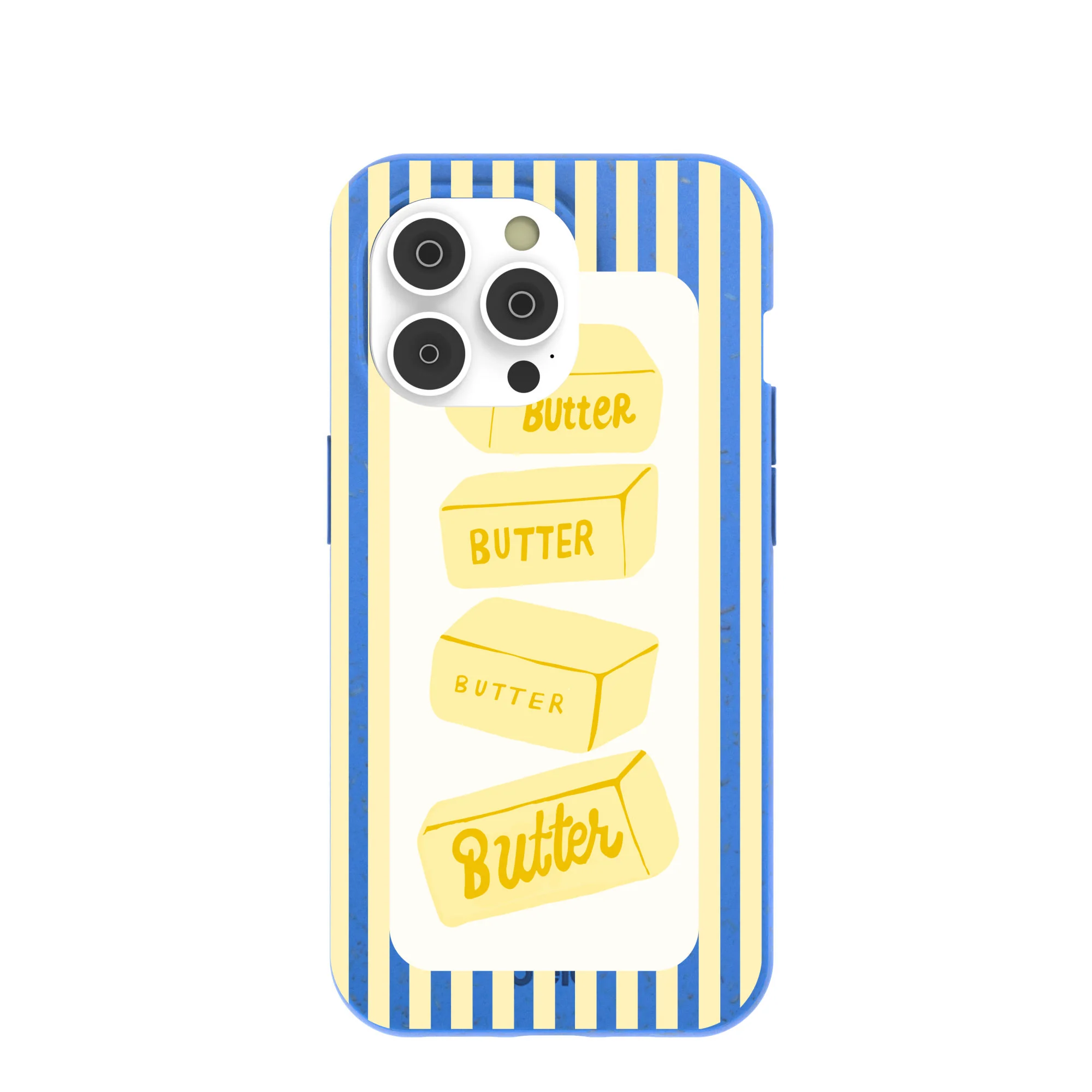 Electric Blue Butter Bars iPhone 14 Pro Case