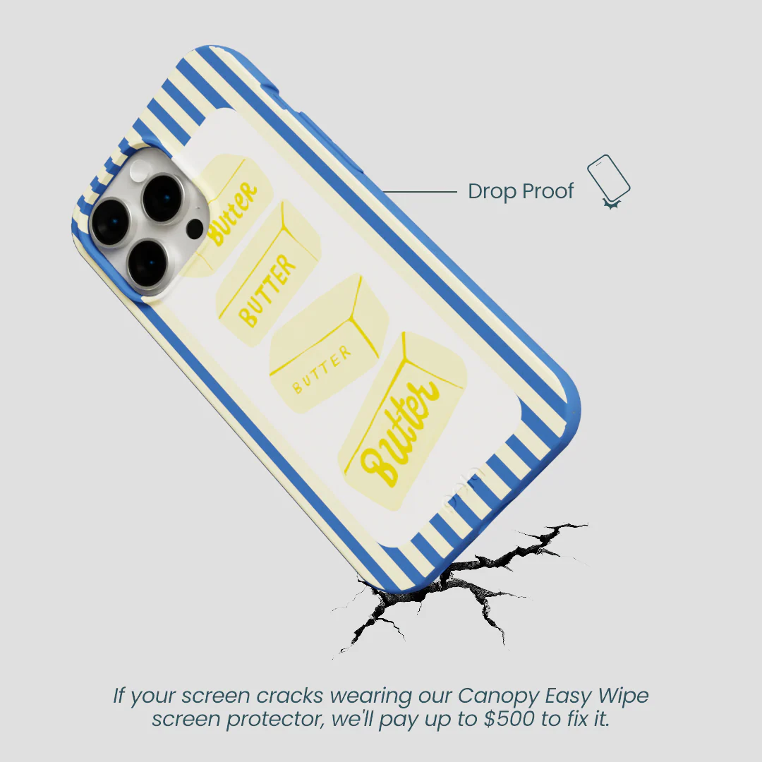 Electric Blue Butter Bars iPhone 14 Pro Max Case - Image 5