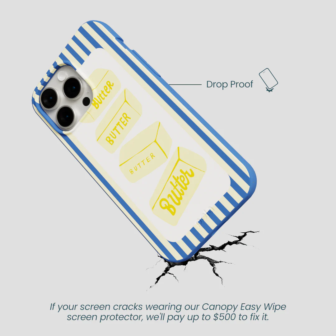 Electric Blue Butter Bars iPhone 15 Pro Max Case - Image 5