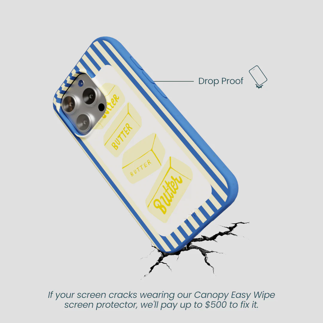 Electric Blue Butter Bars iPhone 16 Pro Case - Image 5