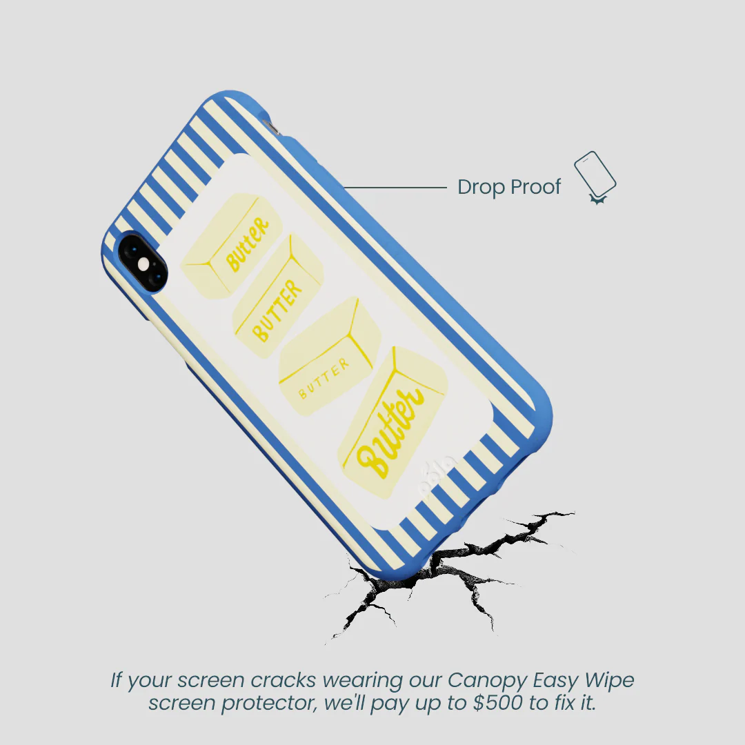 Electric Blue Butter Bars iPhone XR Case - Image 5