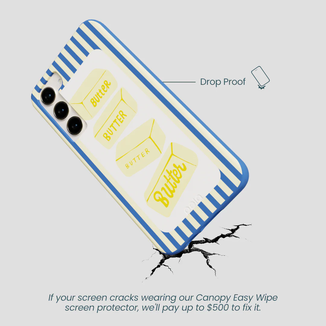 Electric Blue Butter Bars Samsung Galaxy S23+(Plus) Case - Image 5