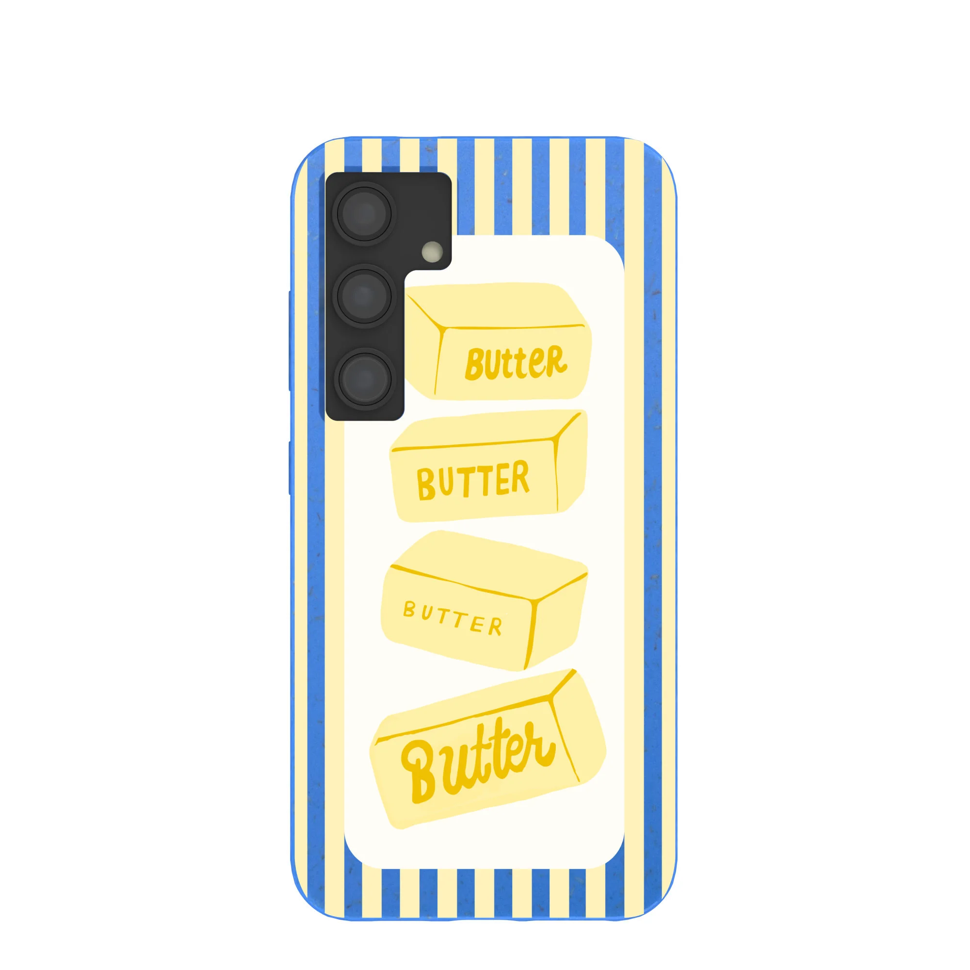 Electric Blue Butter Bars Samsung Galaxy S24 Case