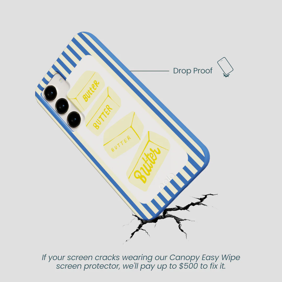 Electric Blue Butter Bars Samsung Galaxy S24 Case - Image 5