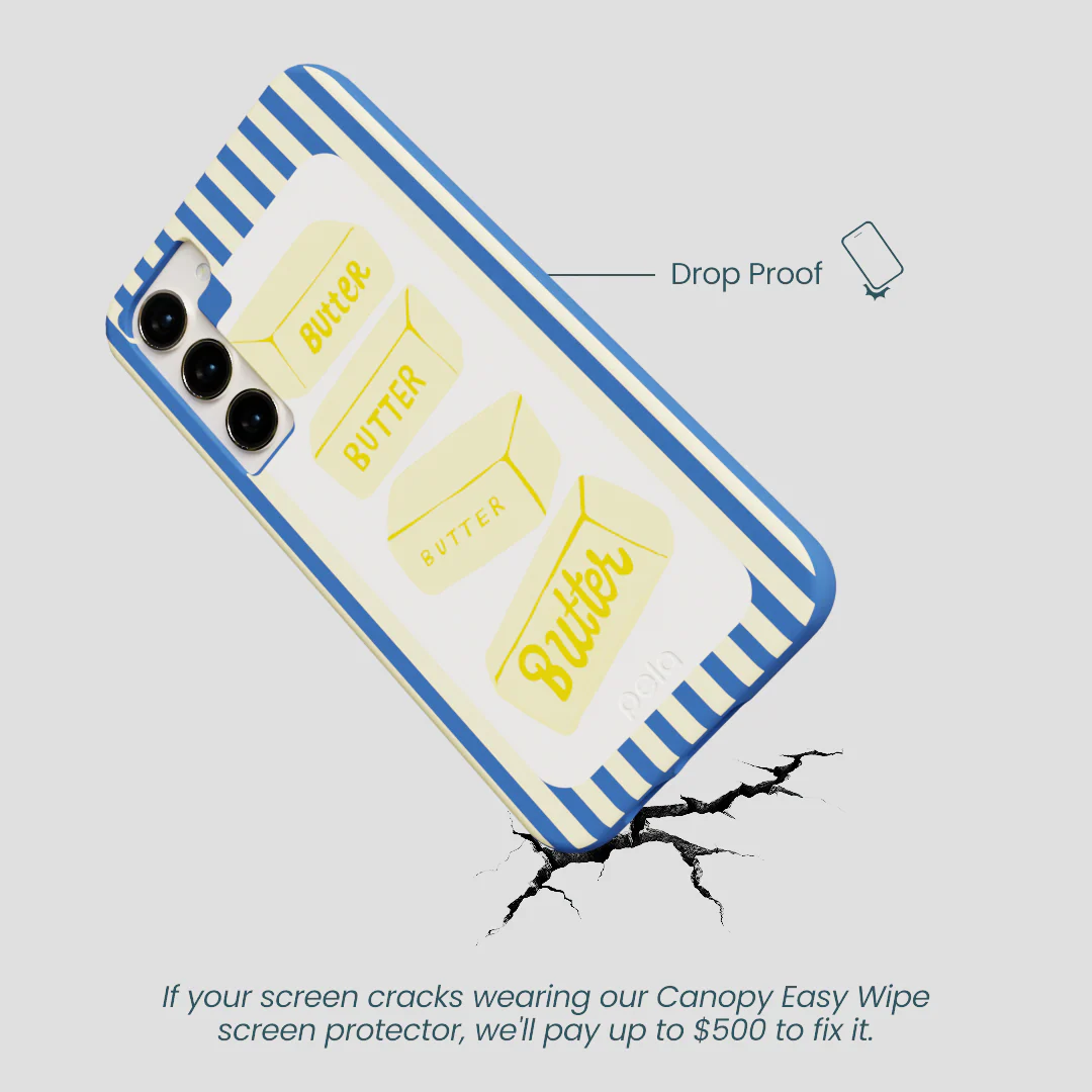 Electric Blue Butter Bars Samsung Galaxy S24+(Plus) Case - Image 5