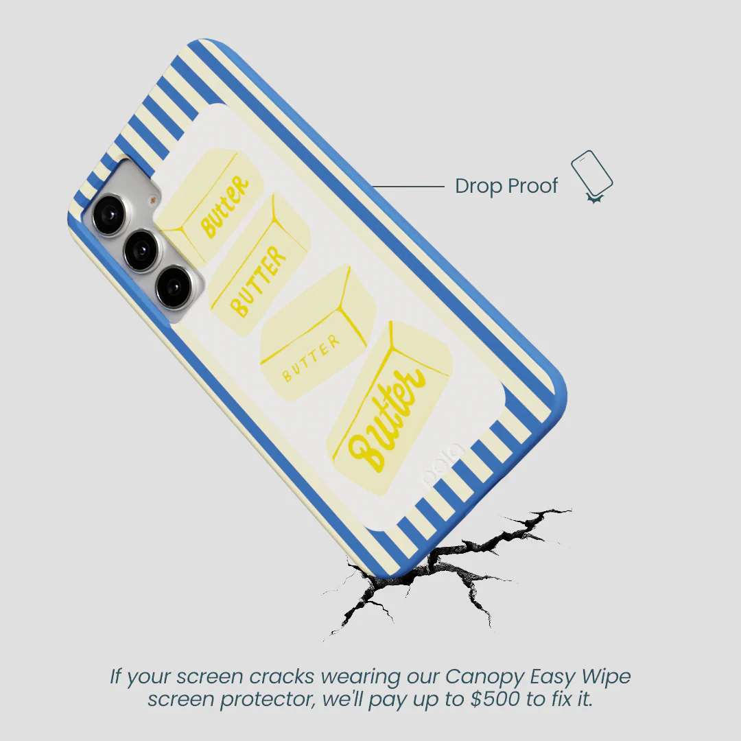 Electric Blue Butter Bars Samsung Galaxy S25+(Plus) Case - Image 5