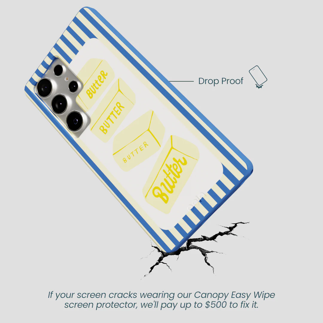 Electric Blue Butter Bars Samsung Galaxy S25 Ultra Case - Image 5