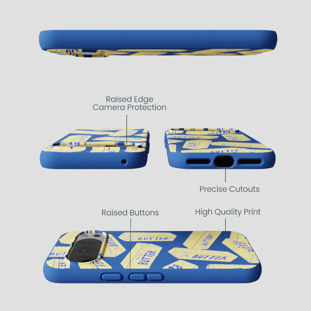 Electric Blue Butter Love Google Pixel 10/10 Pro Case - Image 3