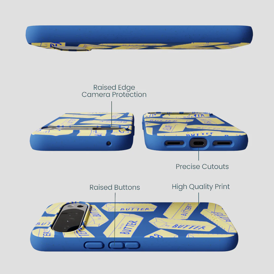Electric Blue Butter Love Google Pixel 10 Pro XL Case - Image 3