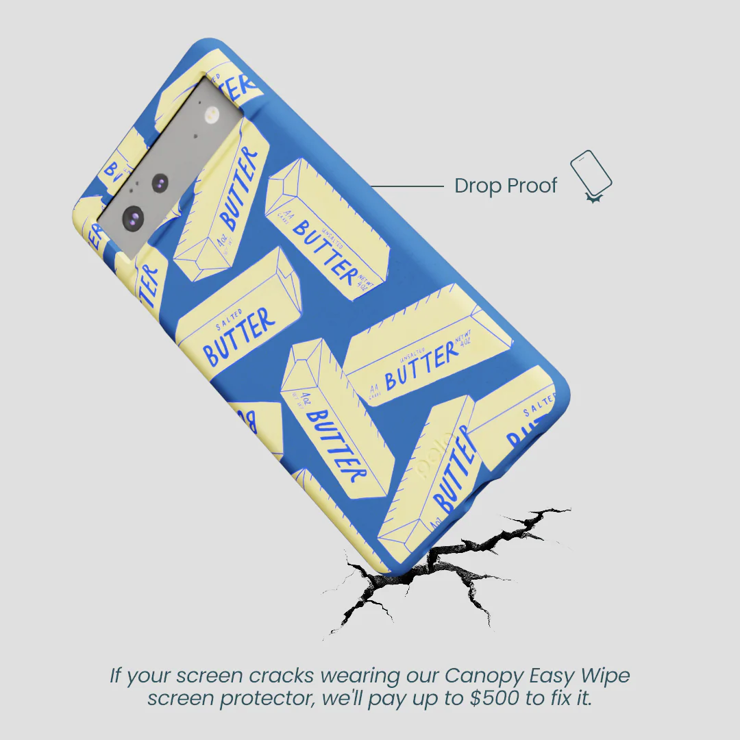 Electric Blue Butter Love Google Pixel 6a Case - Image 5