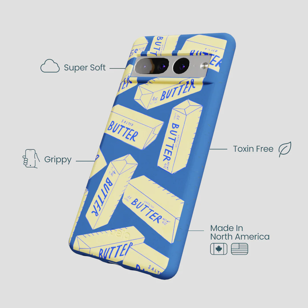 Electric Blue Butter Love Google Pixel 7 Pro Case - Image 4