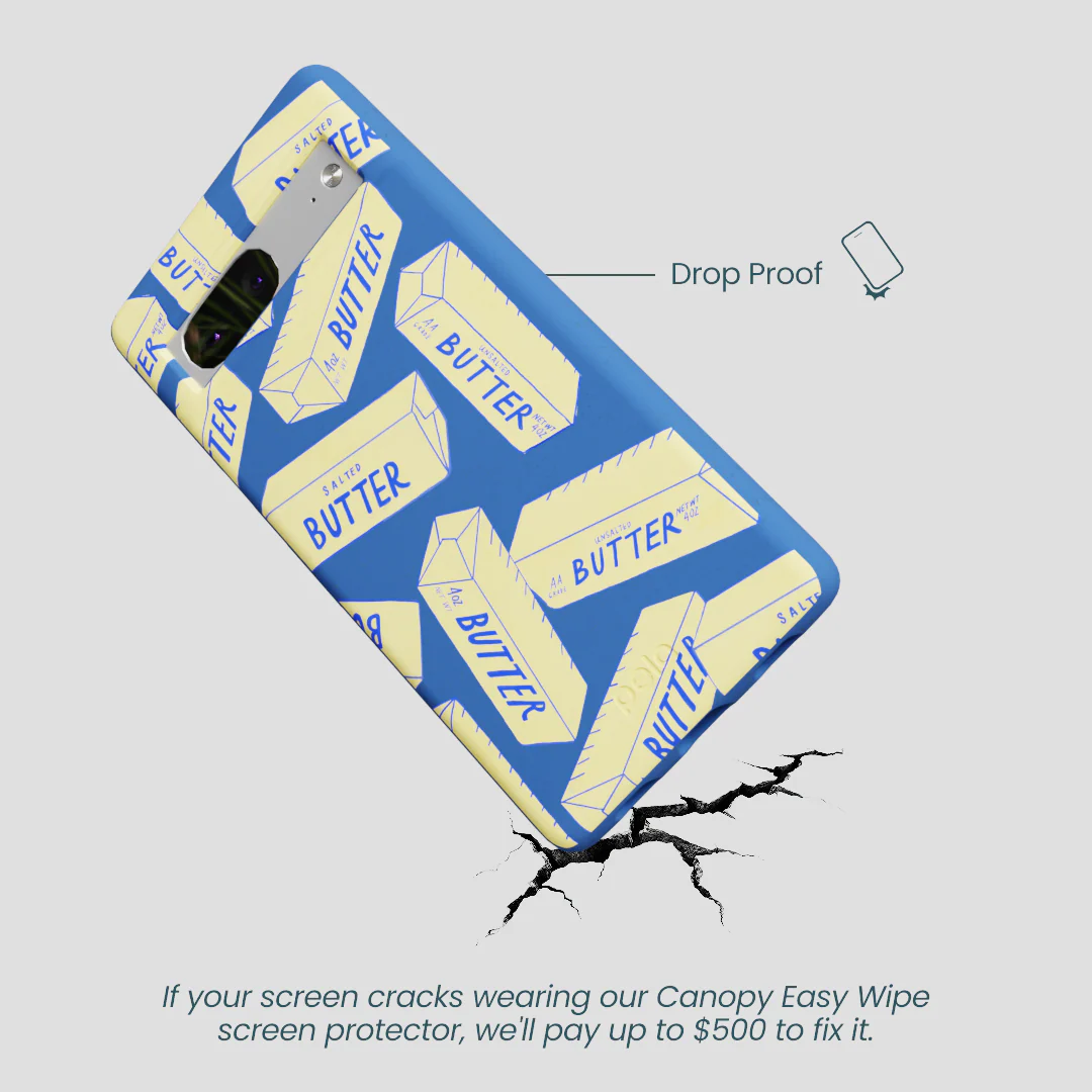 Electric Blue Butter Love Google Pixel 7a Case - Image 5