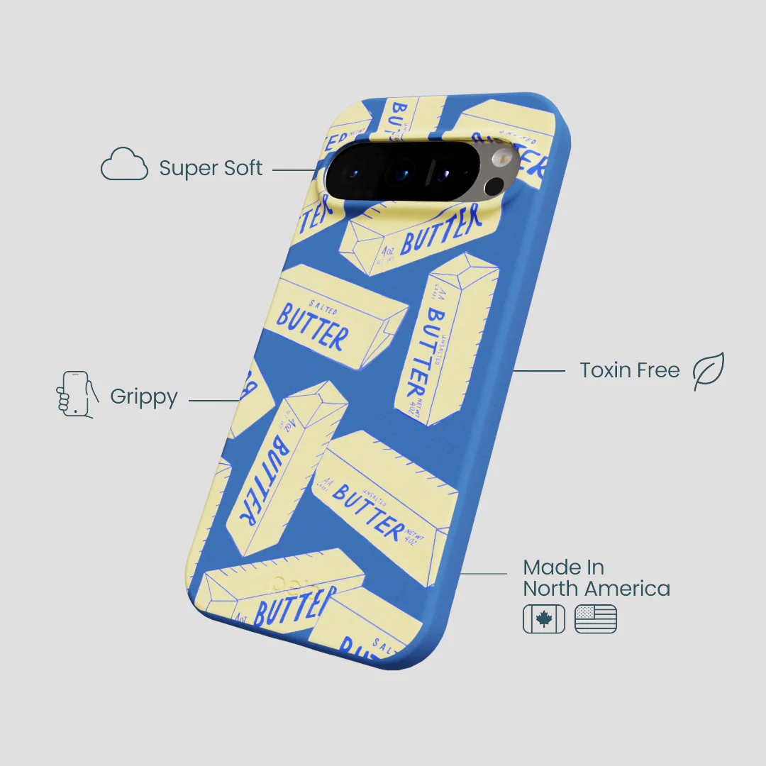 Electric Blue Butter Love Google Pixel 9/9 Pro Case - Image 4