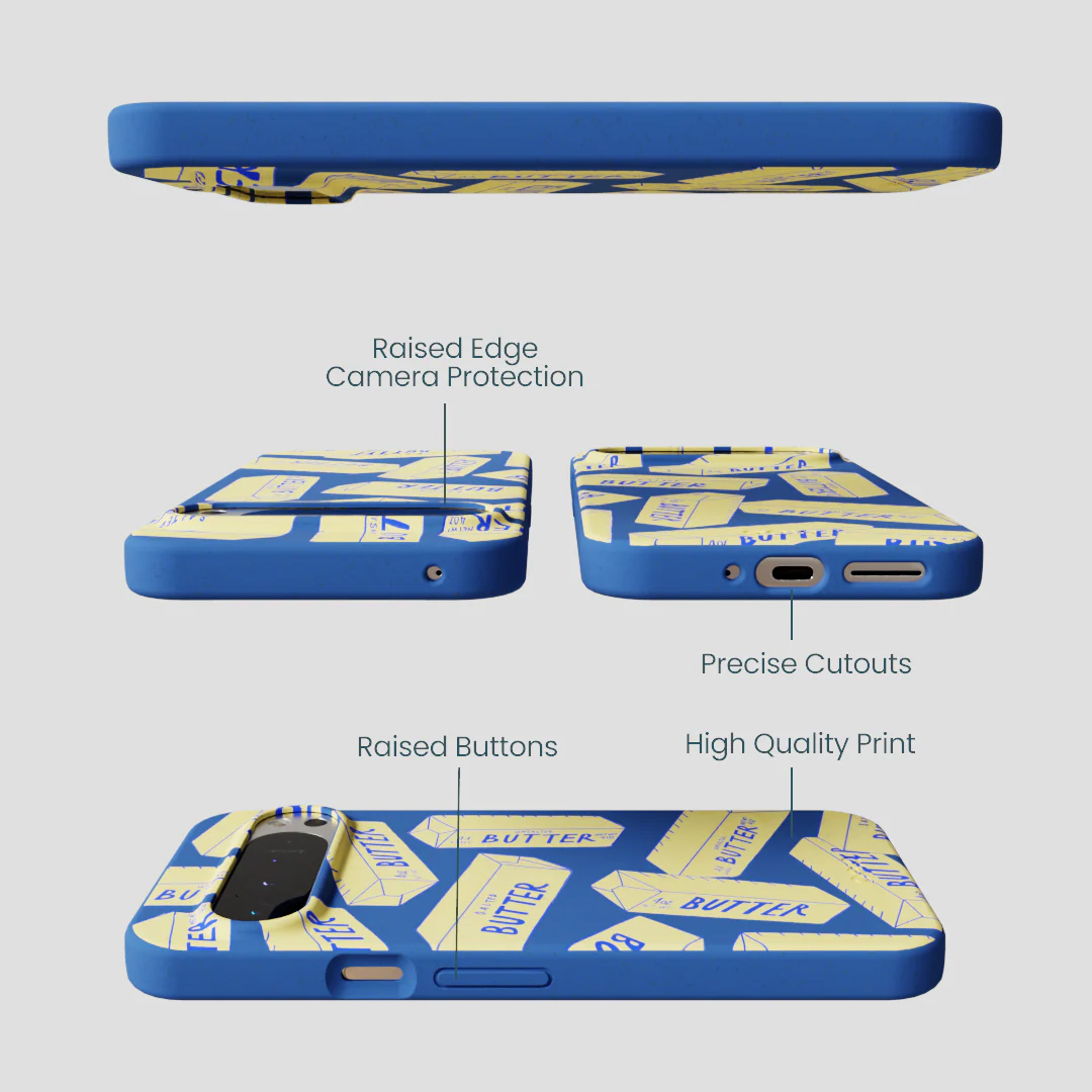 Electric Blue Butter Love Google Pixel 9 Pro XL Case - Image 3
