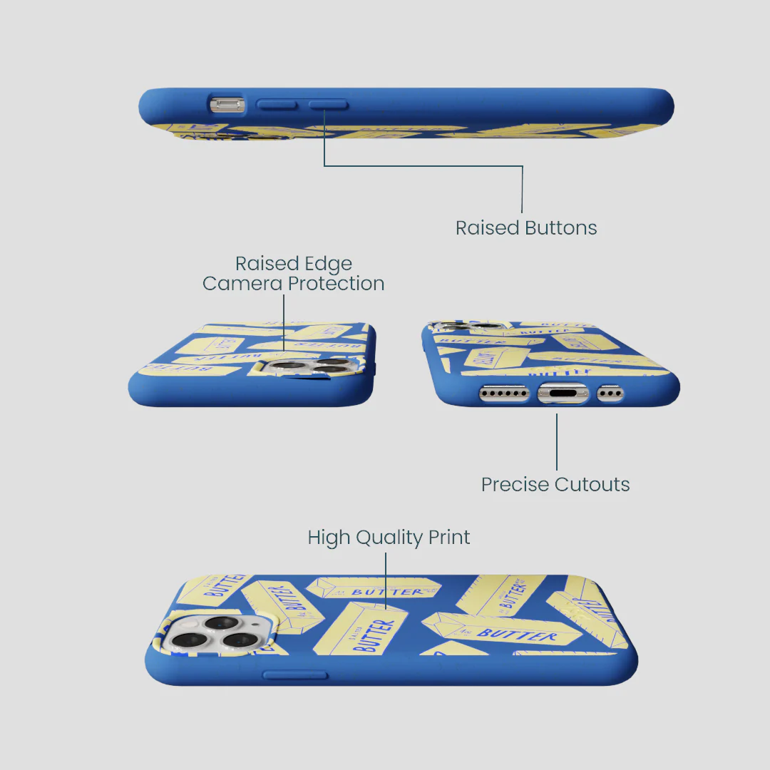Electric Blue Butter Love iPhone 11 Pro Case - Image 3