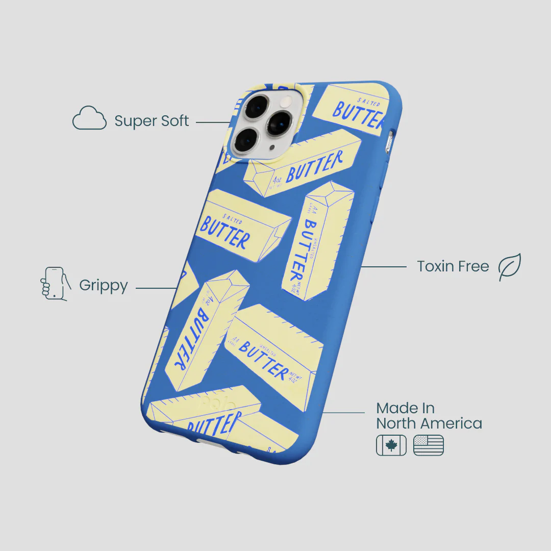 Electric Blue Butter Love iPhone 11 Pro Case - Image 4