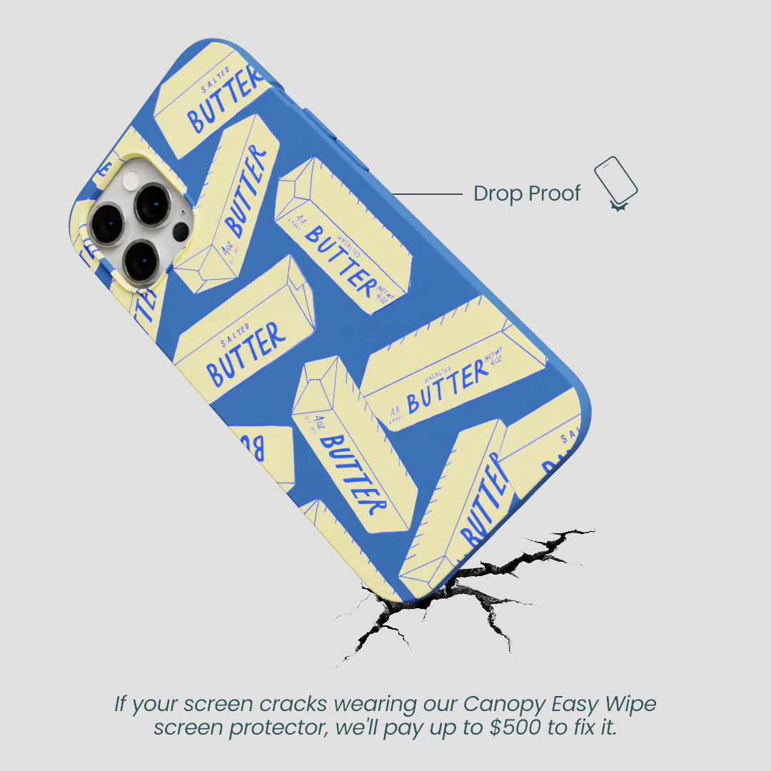 Electric Blue Butter Love iPhone 12 Pro Max Case - Image 5