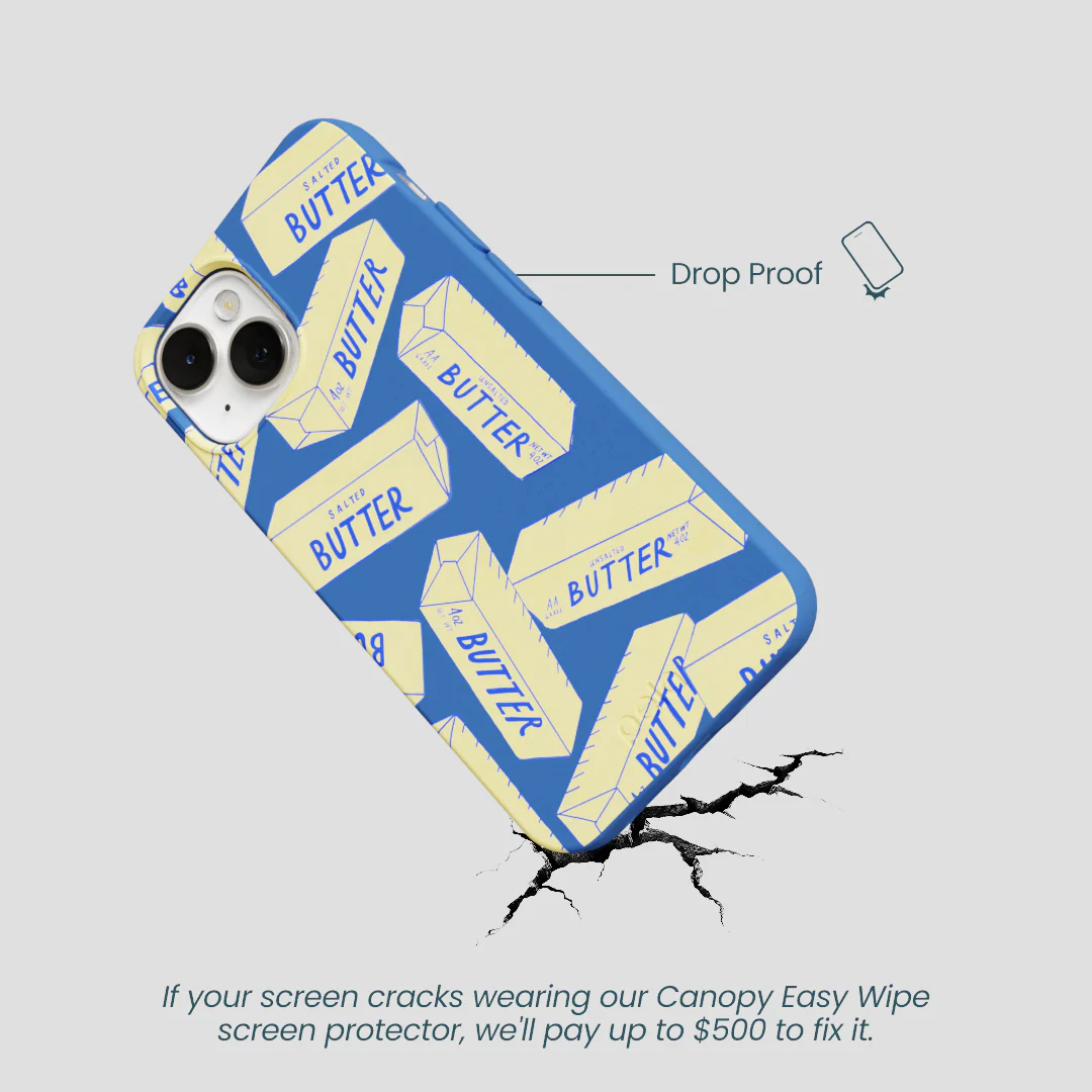 Electric Blue Butter Love iPhone 13 Case - Image 5