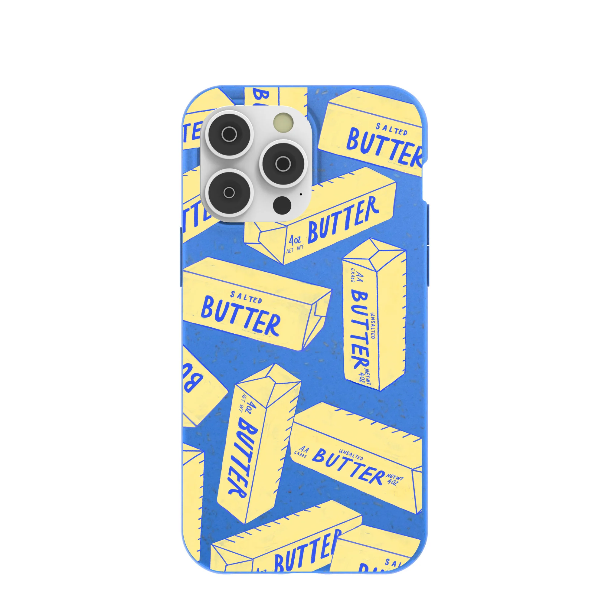 Electric Blue Butter Love iPhone 14 Pro Max Case