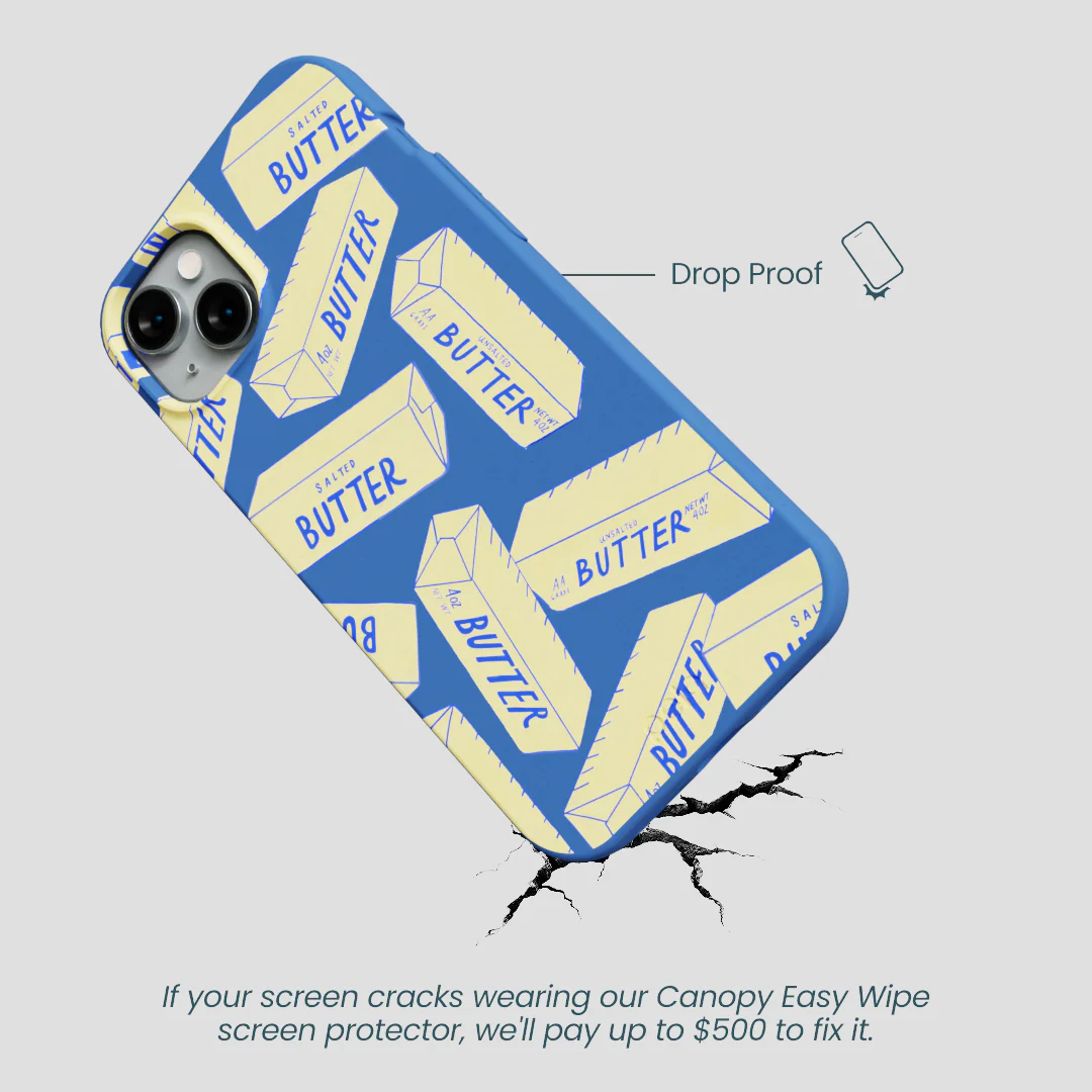 Electric Blue Butter Love iPhone 15 Plus Case - Image 5