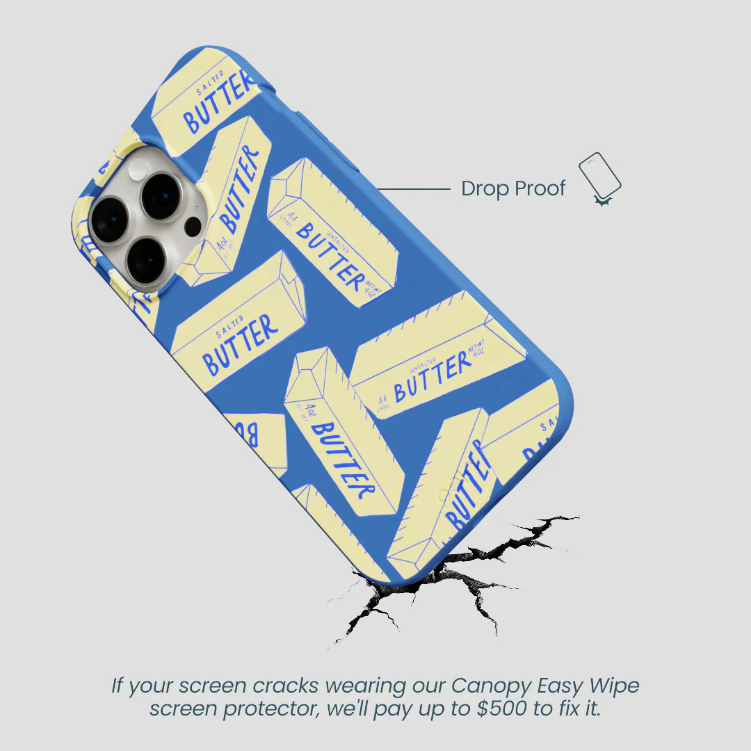 Electric Blue Butter Love iPhone 15 Pro Max Case - Image 5