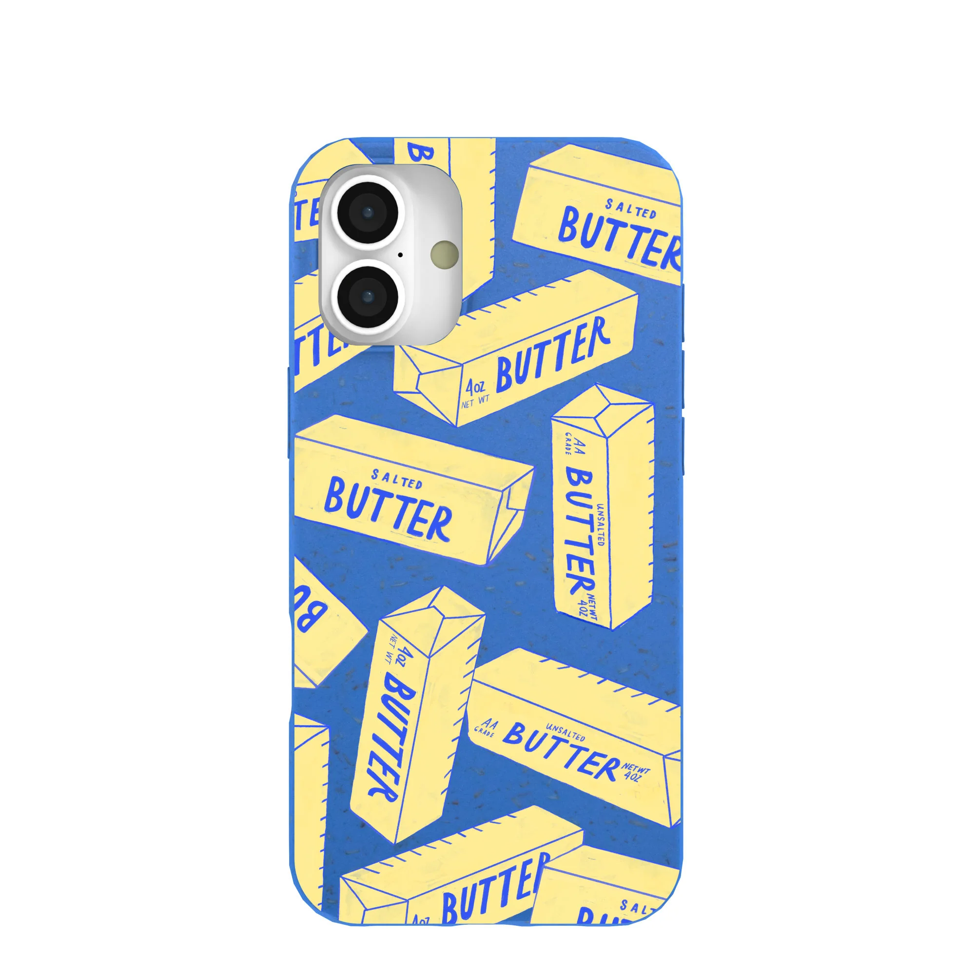 Electric Blue Butter Love iPhone 16 Plus Case