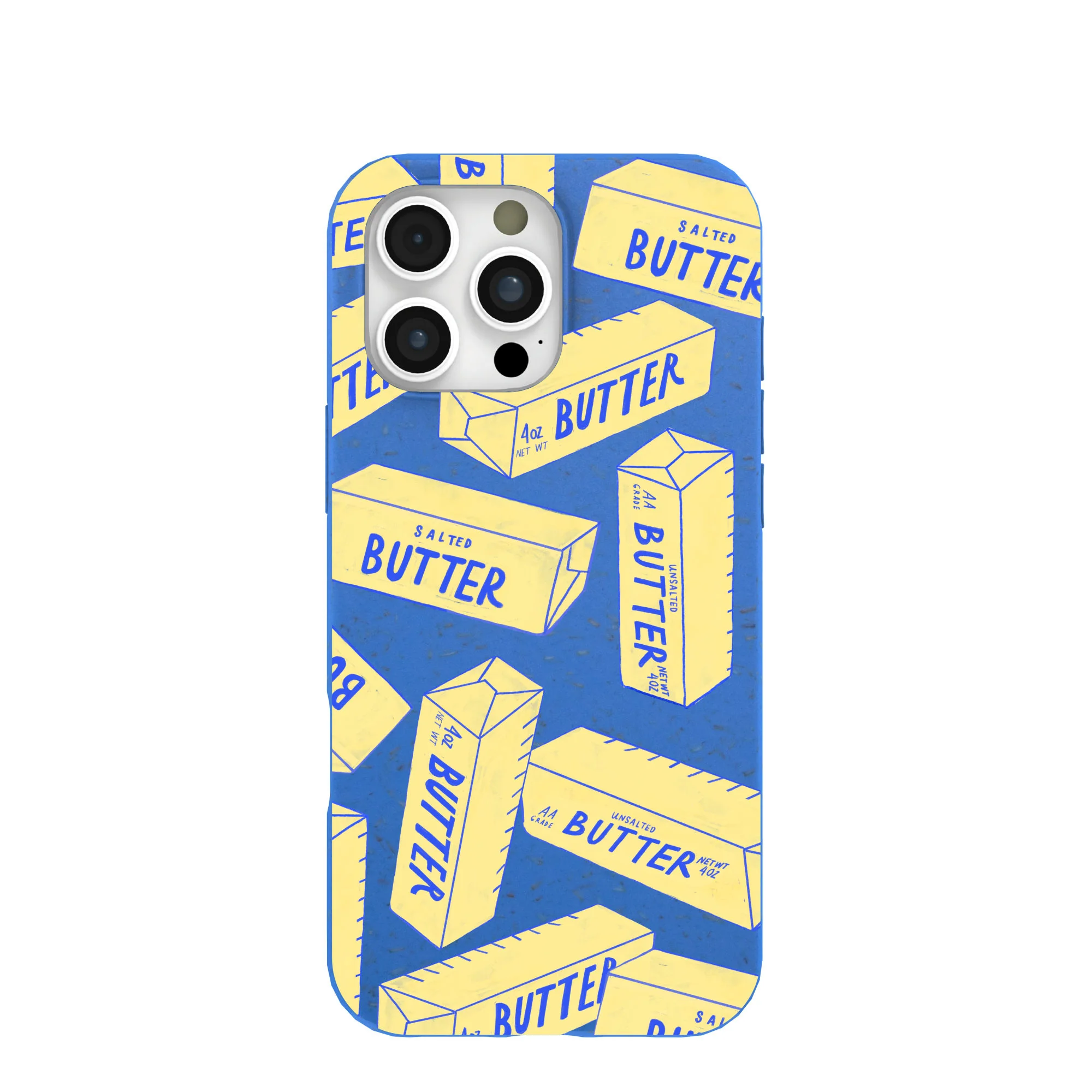 Electric Blue Butter Love iPhone 16 Pro Max Case
