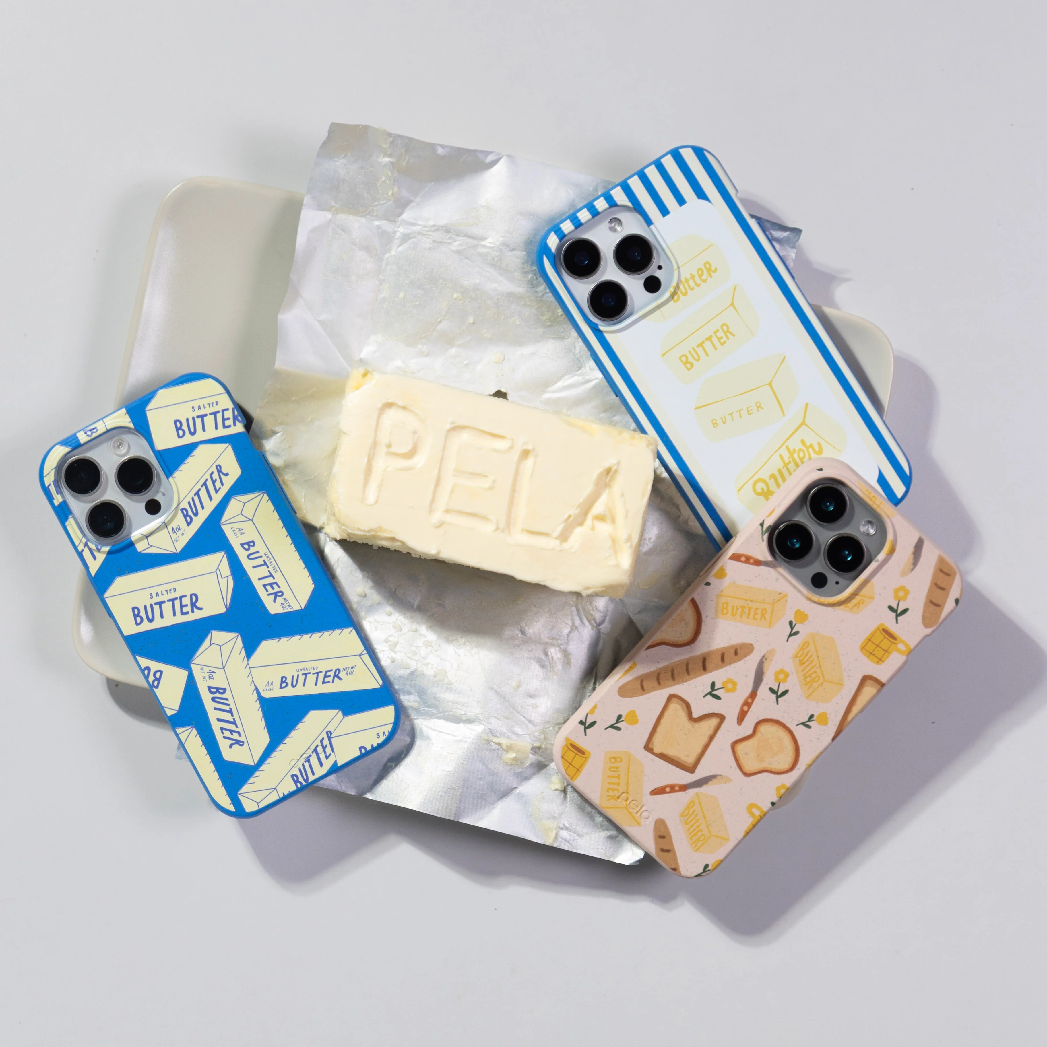 Electric Blue Butter Love iPhone 17 Case - Image 6