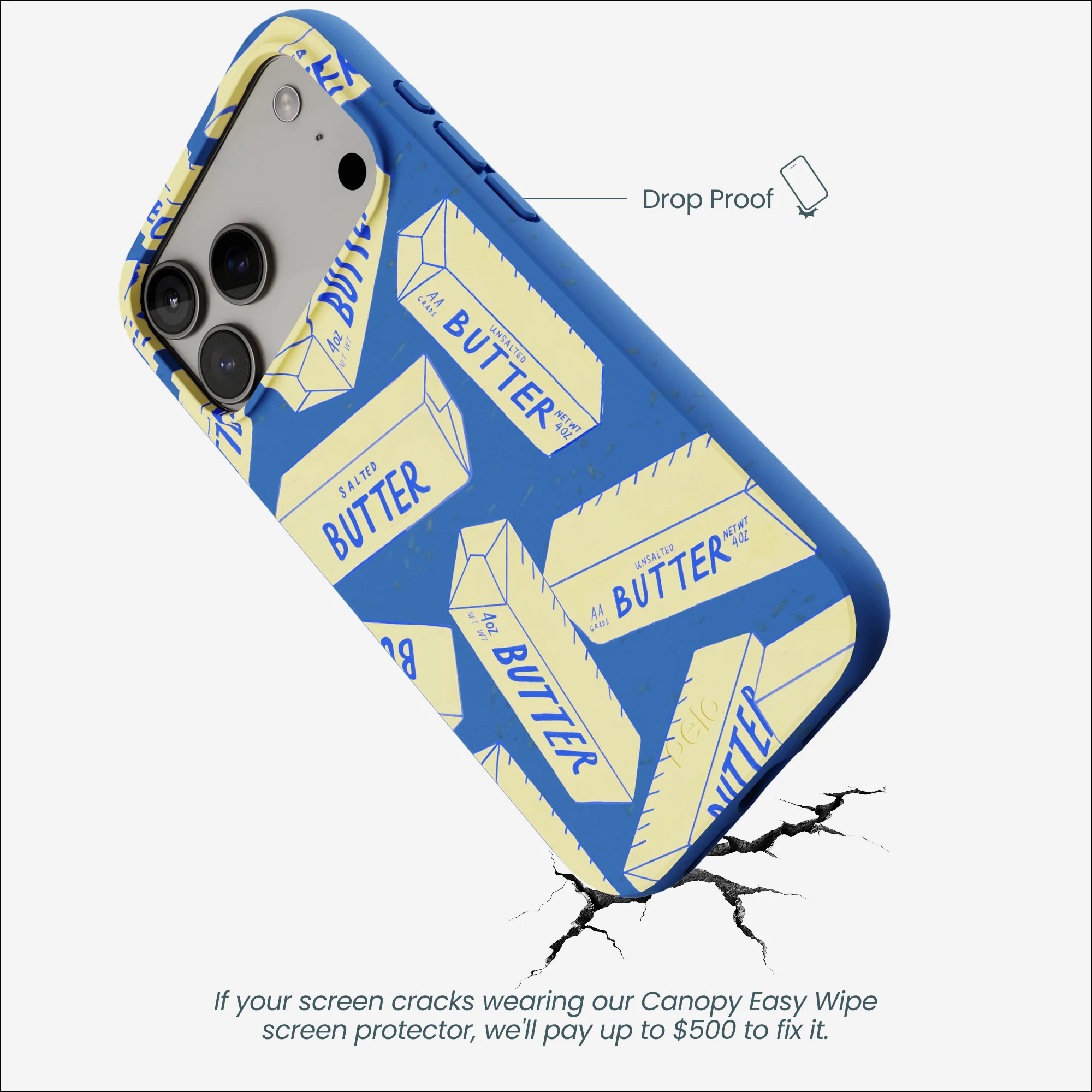 Electric Blue Butter Love iPhone 17 Pro Max Case - Image 5