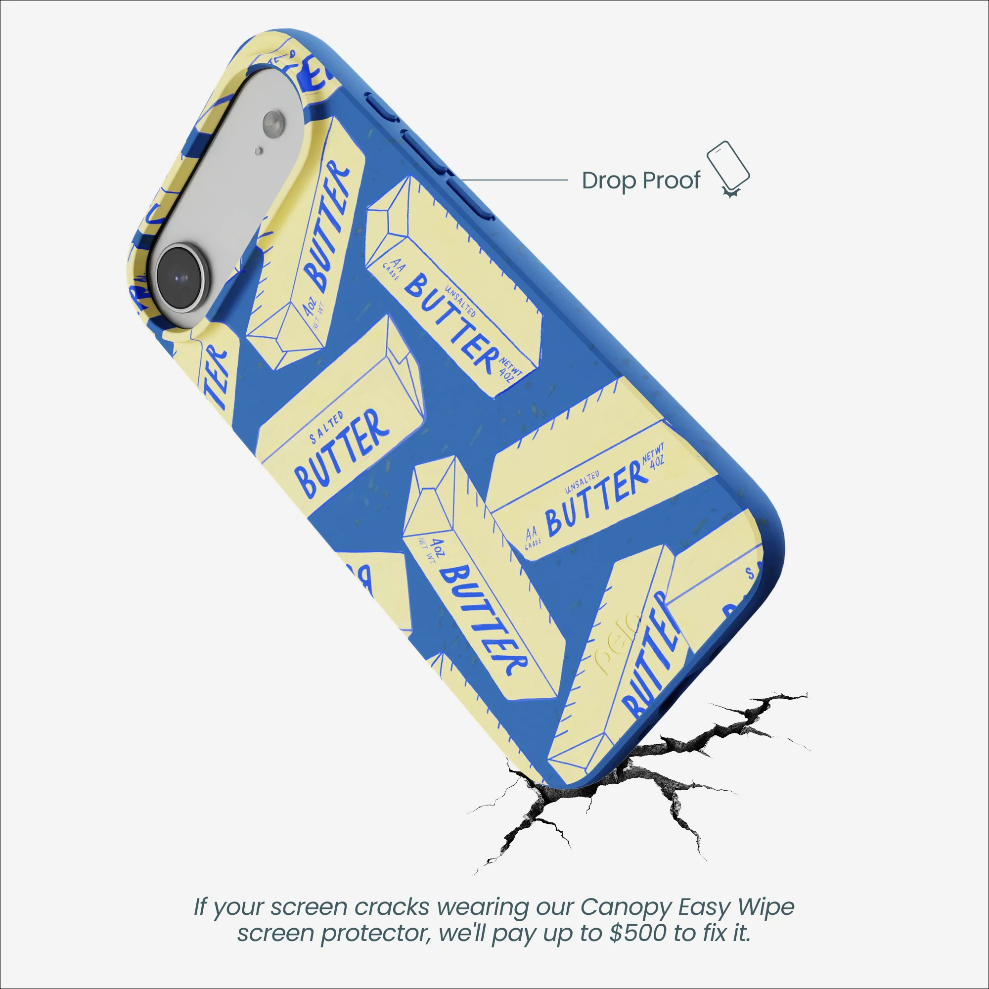 Electric Blue Butter Love iPhone Air Case - Image 5