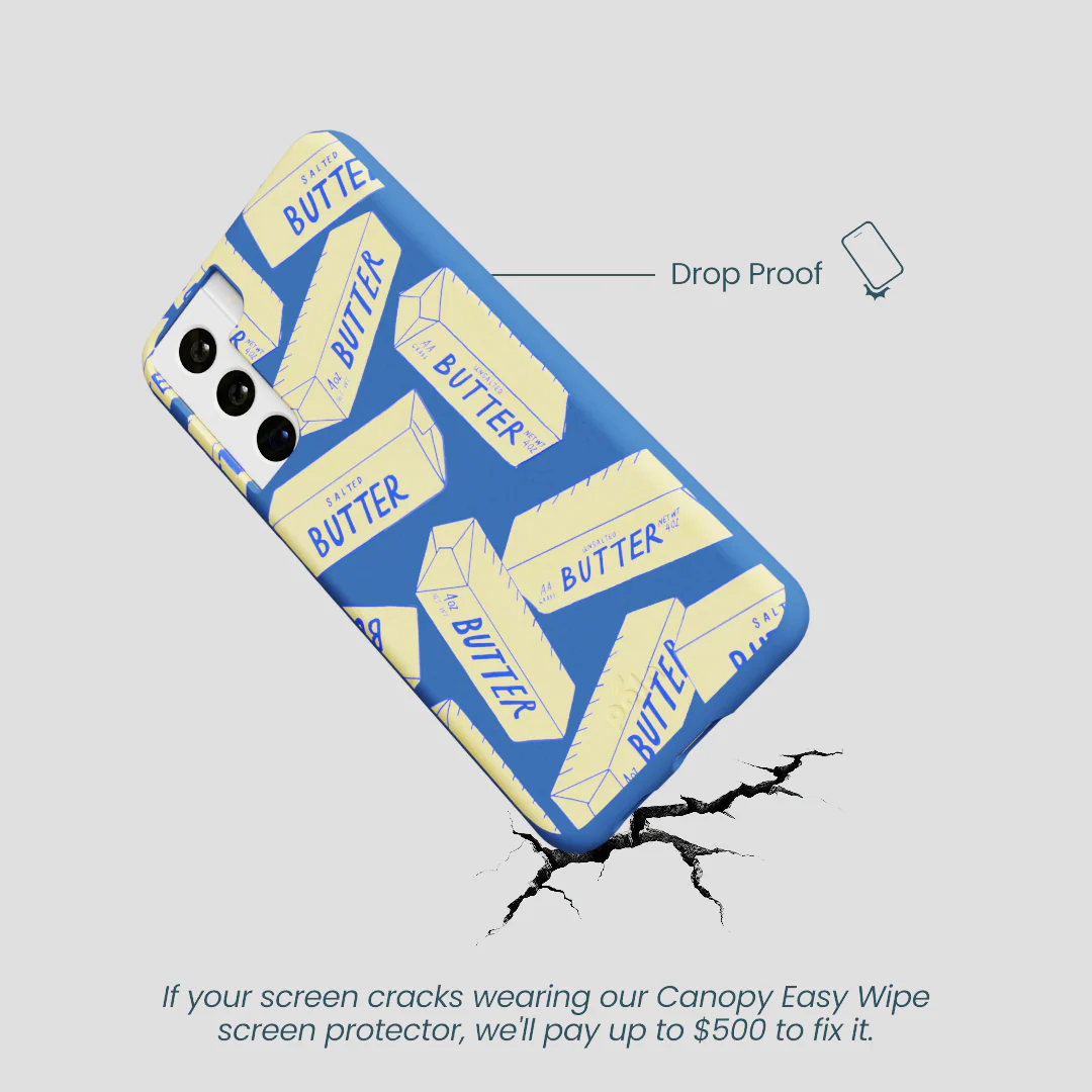 Electric Blue Butter Love Samsung Galaxy S22 Case - Image 5