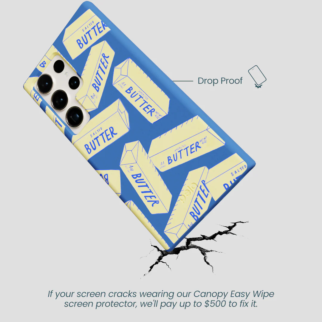 Electric Blue Butter Love Samsung Galaxy S24 Ultra Case - Image 5