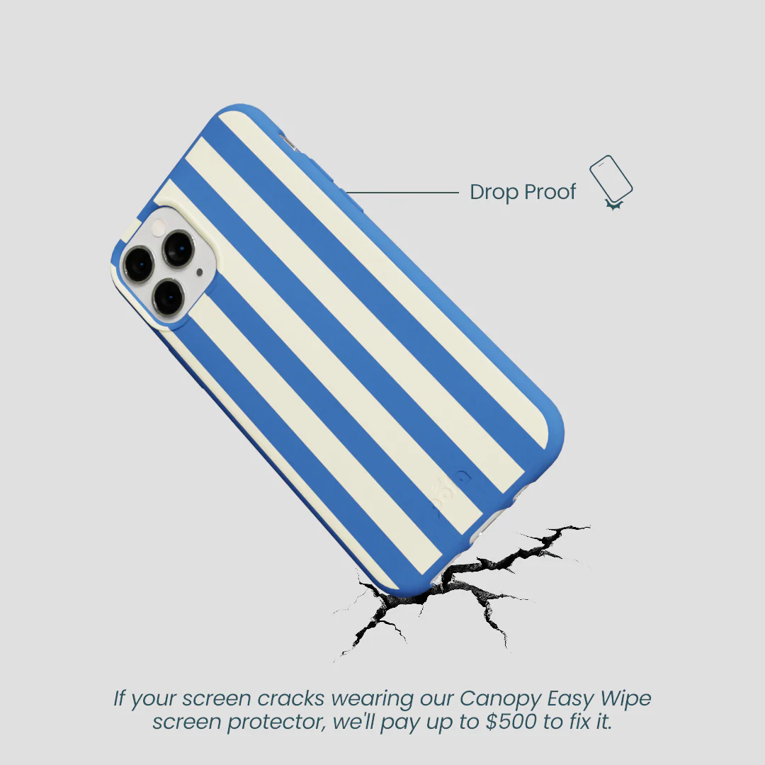 Electric Blue Butter Stripes iPhone 11 Pro Case - Image 5
