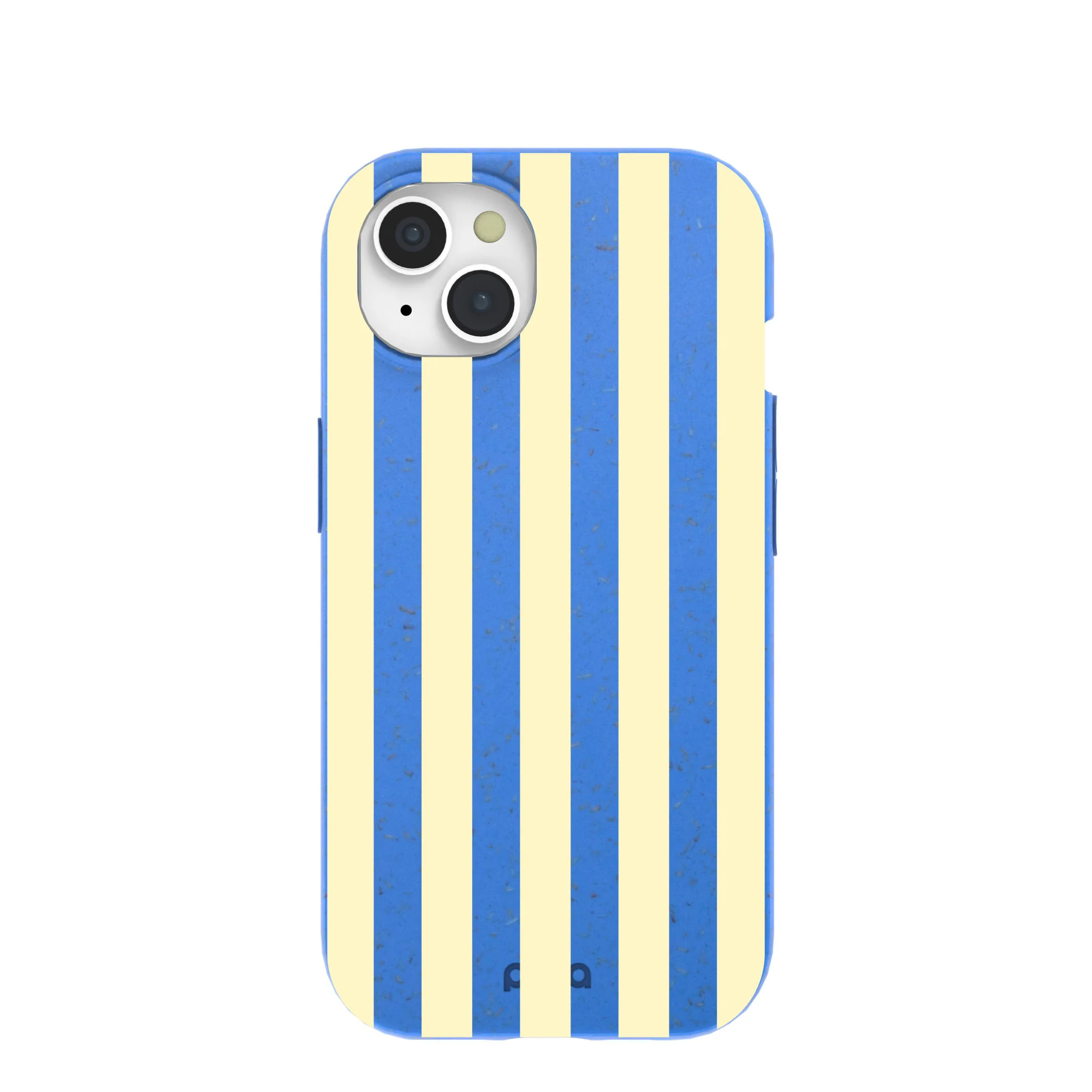 Electric Blue Butter Stripes iPhone 15 Case