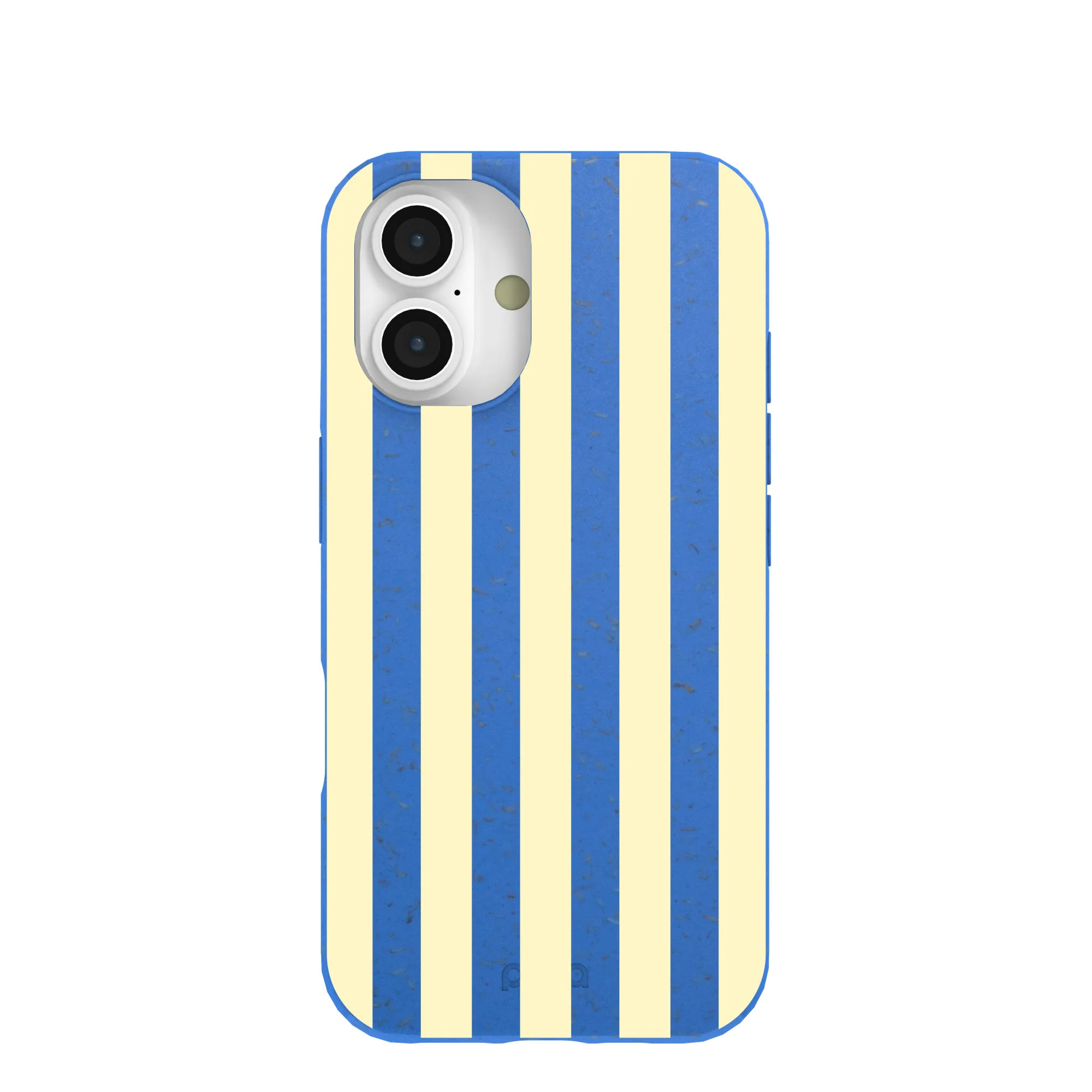 Electric Blue Butter Stripes iPhone 16 Case