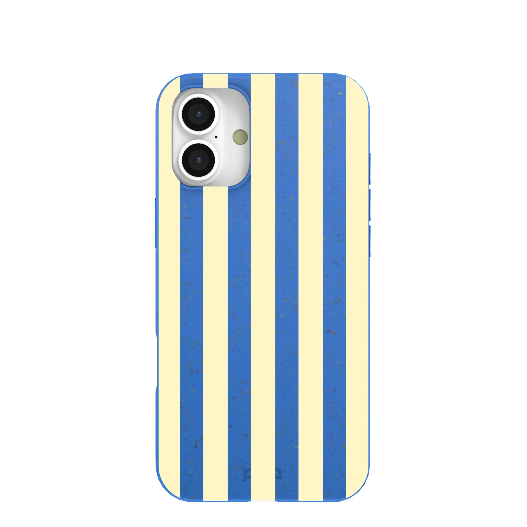 Electric Blue Butter Stripes iPhone 16 Plus Case