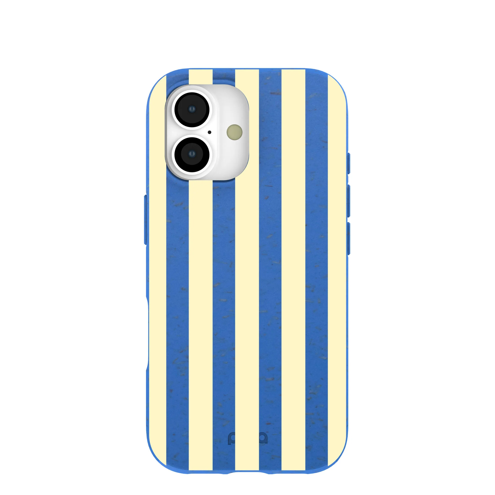 Electric Blue Butter Stripes iPhone 17 Case