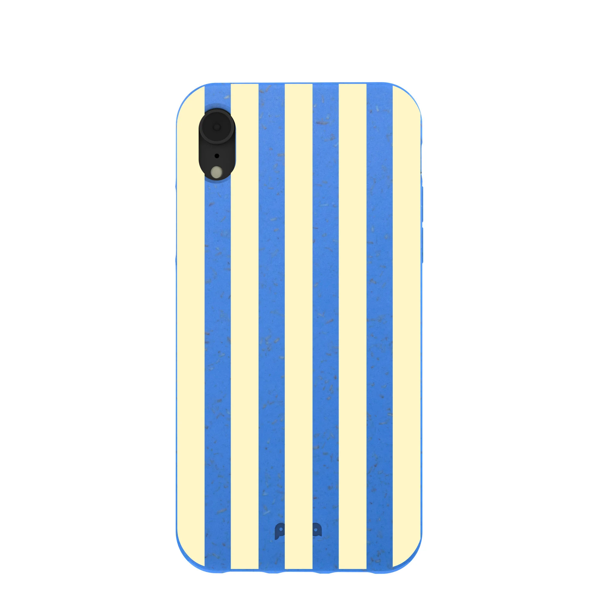 Electric Blue Butter Stripes iPhone XR Case
