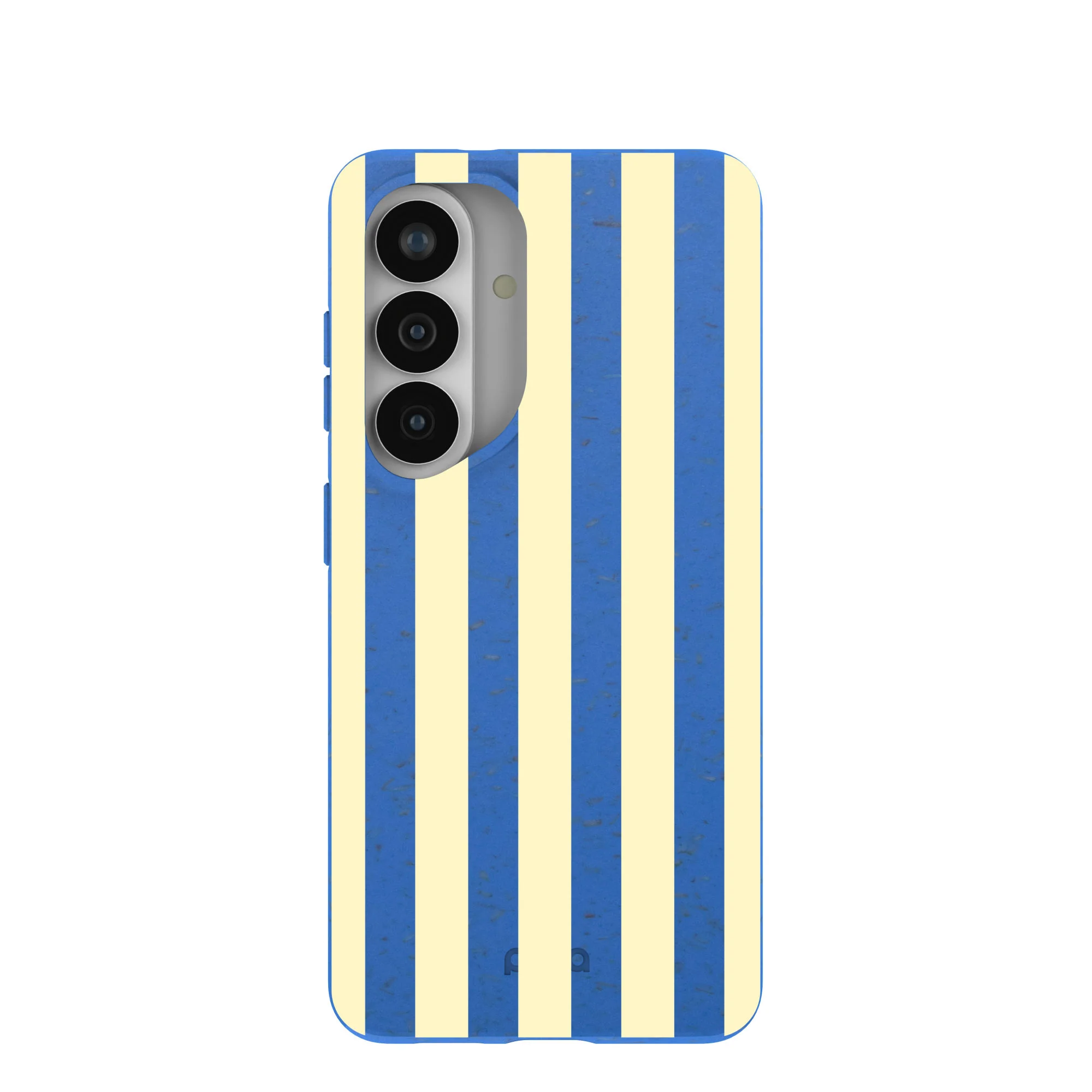 Electric Blue Butter Stripes Samsung Galaxy S26 Case