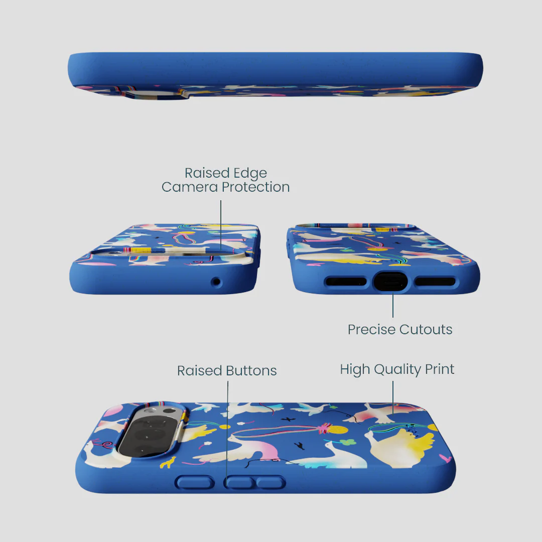Electric Blue Calm Ascent Google Pixel 10/10 Pro Case - Image 2