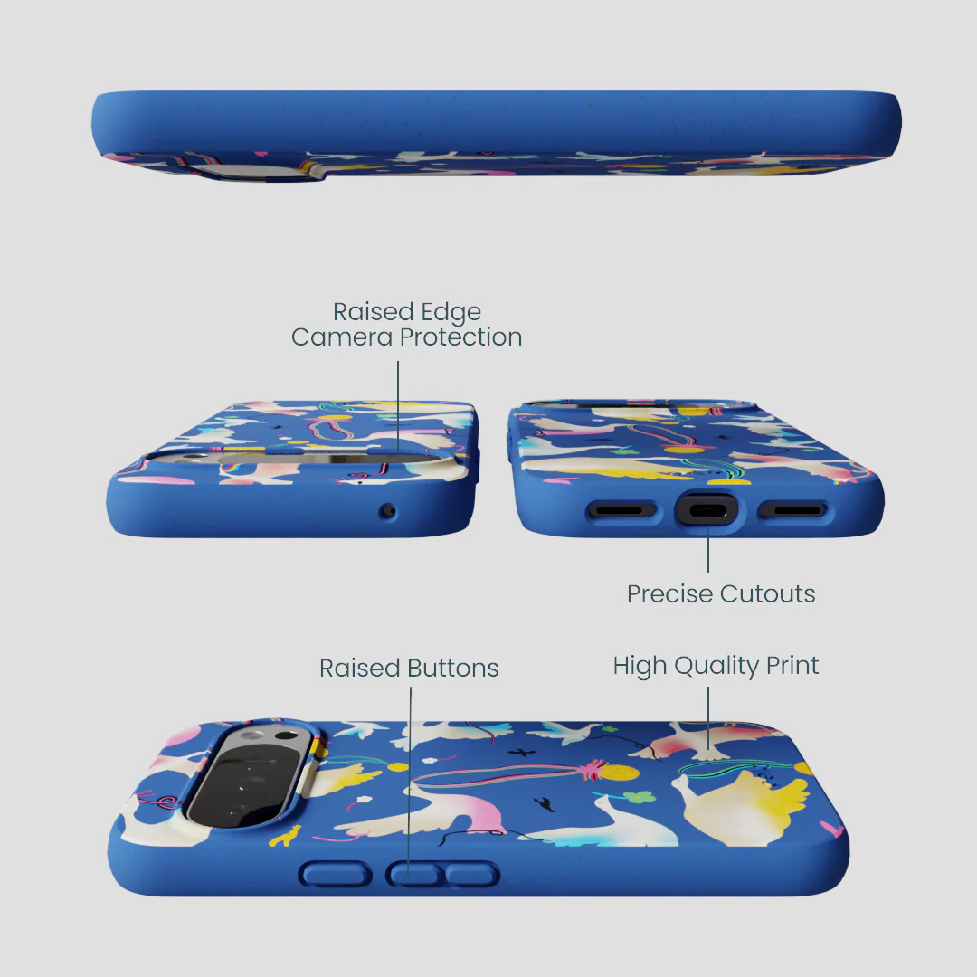 Electric Blue Calm Ascent Google Pixel 10 Pro XL Case - Image 2