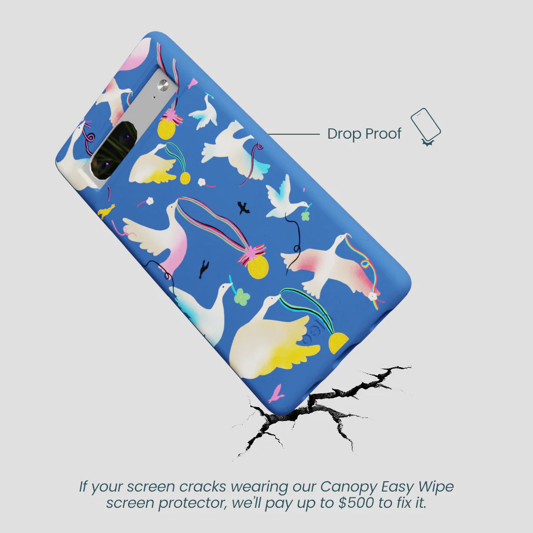 Electric Blue Calm Ascent Google Pixel 7 Case - Image 4