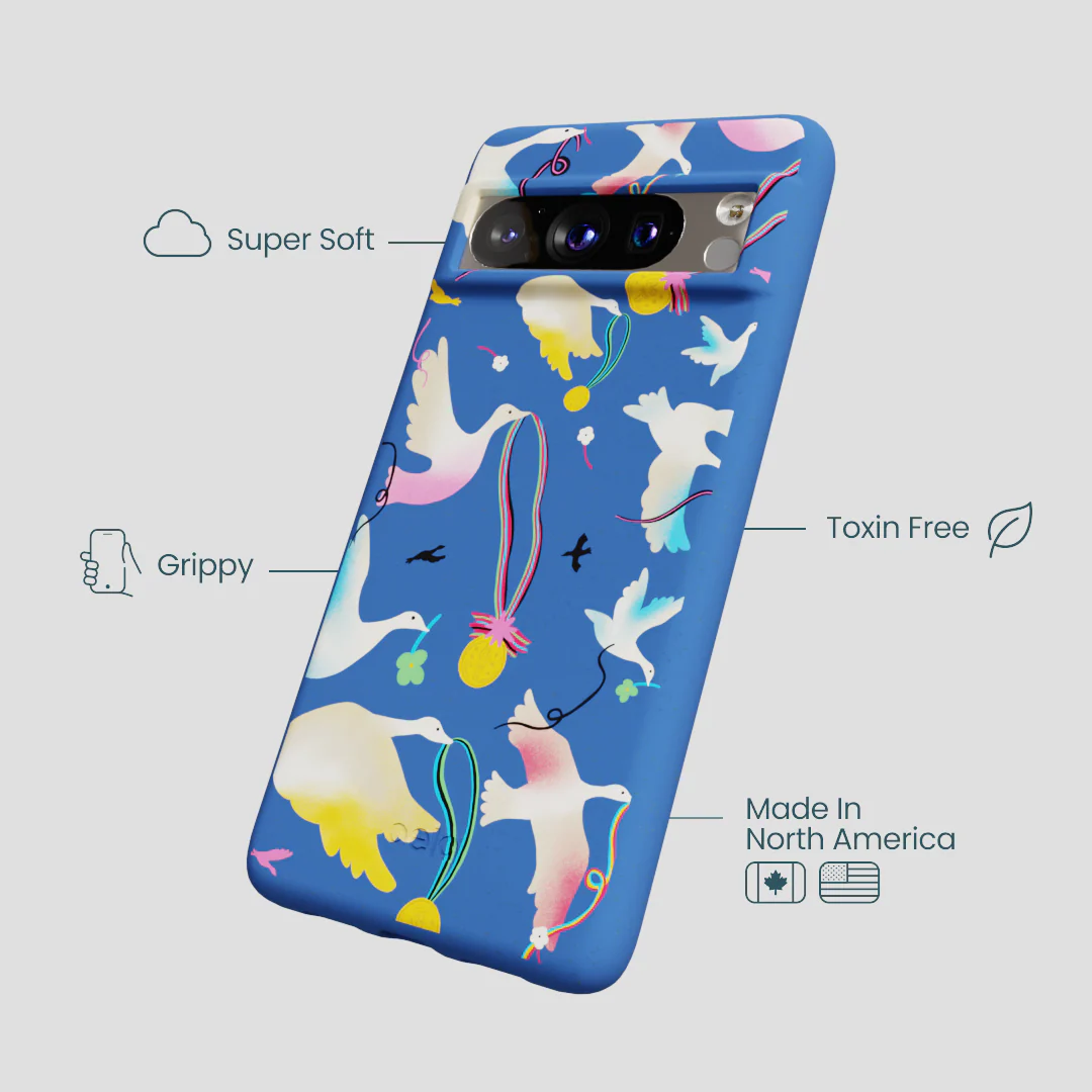 Electric Blue Calm Ascent Google Pixel 8 Pro Case - Image 3