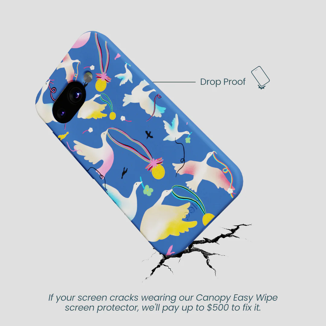 Electric Blue Calm Ascent Google Pixel 9a Case - Image 4
