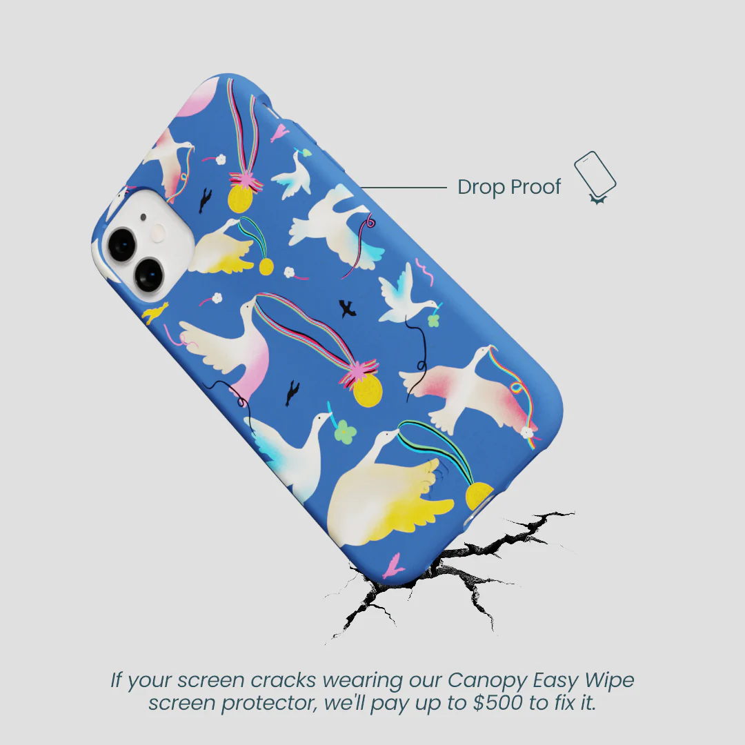 Electric Blue Calm Ascent iPhone 11 Case - Image 4