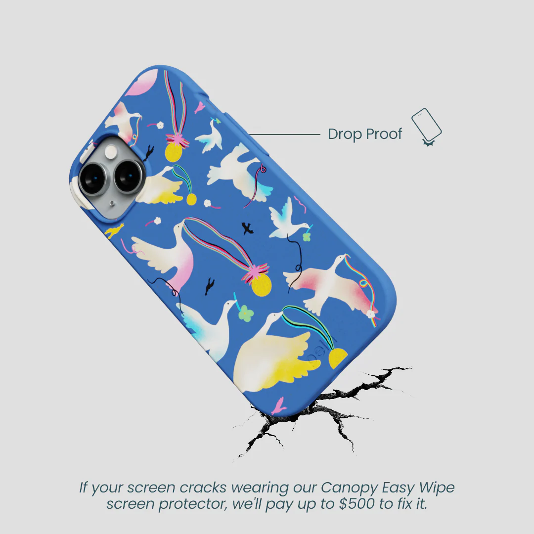 Electric Blue Calm Ascent iPhone 15 Case - Image 5