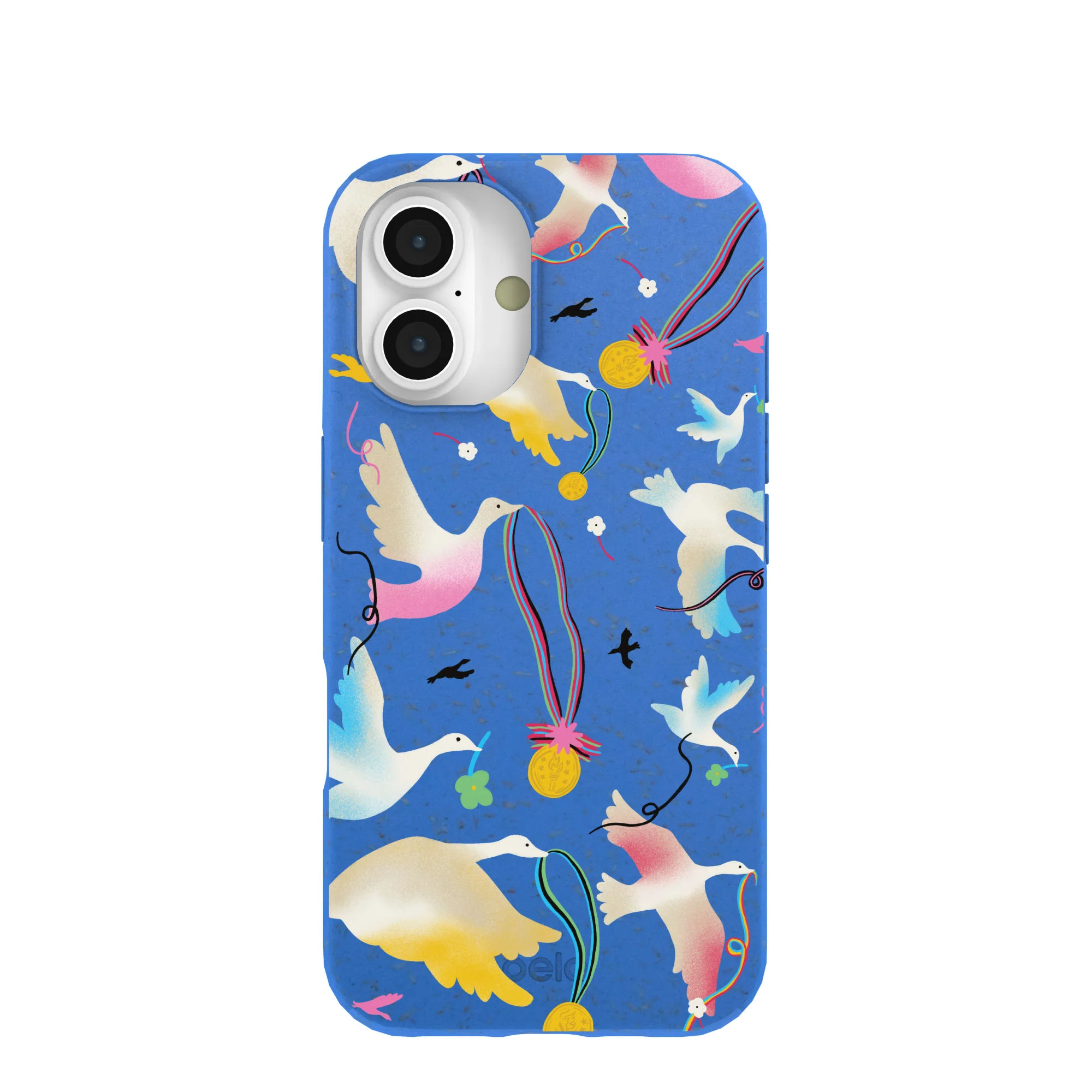 Electric Blue Calm Ascent iPhone 16 Case