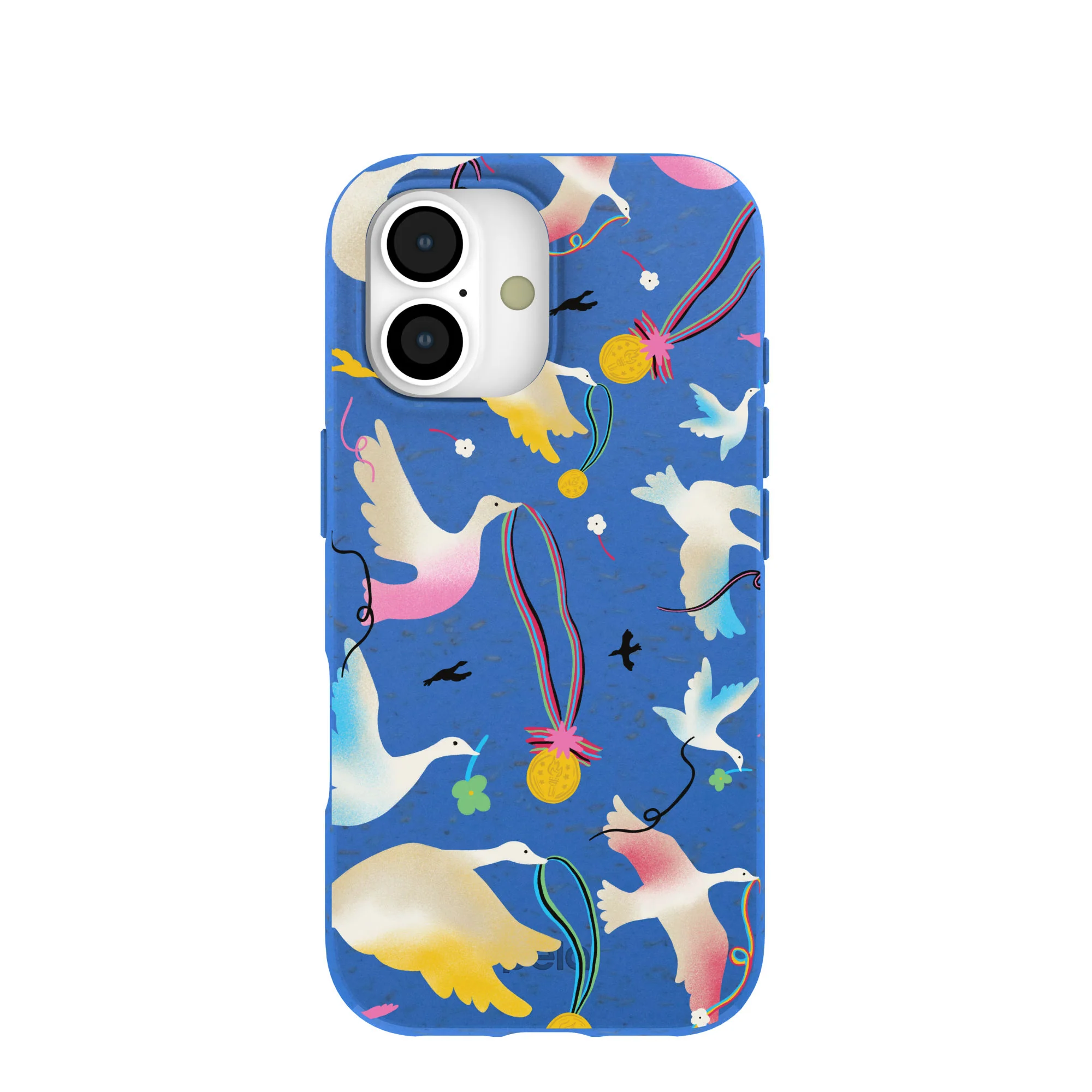 Electric Blue Calm Ascent iPhone 17 Case