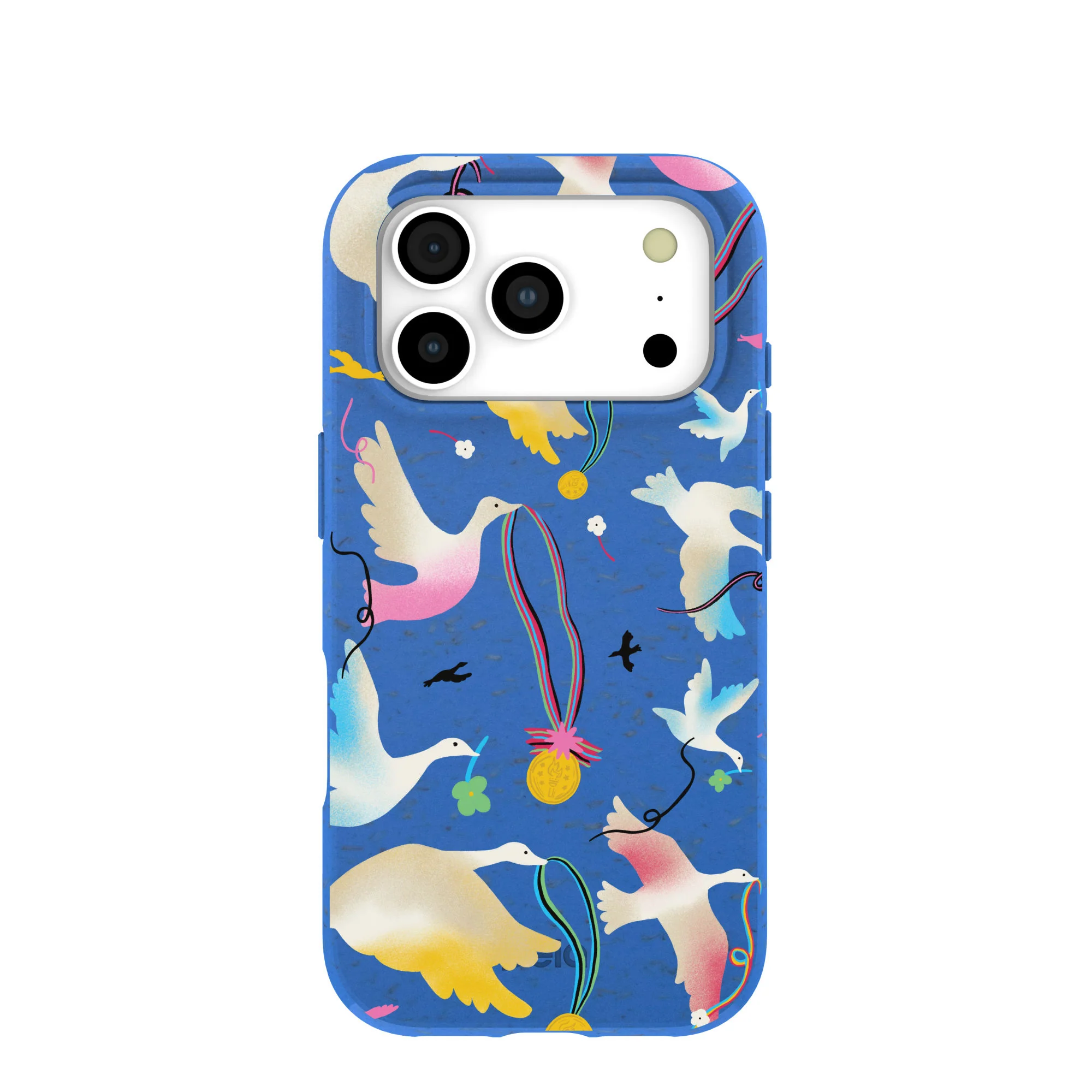 Electric Blue Calm Ascent iPhone 17 Pro Case